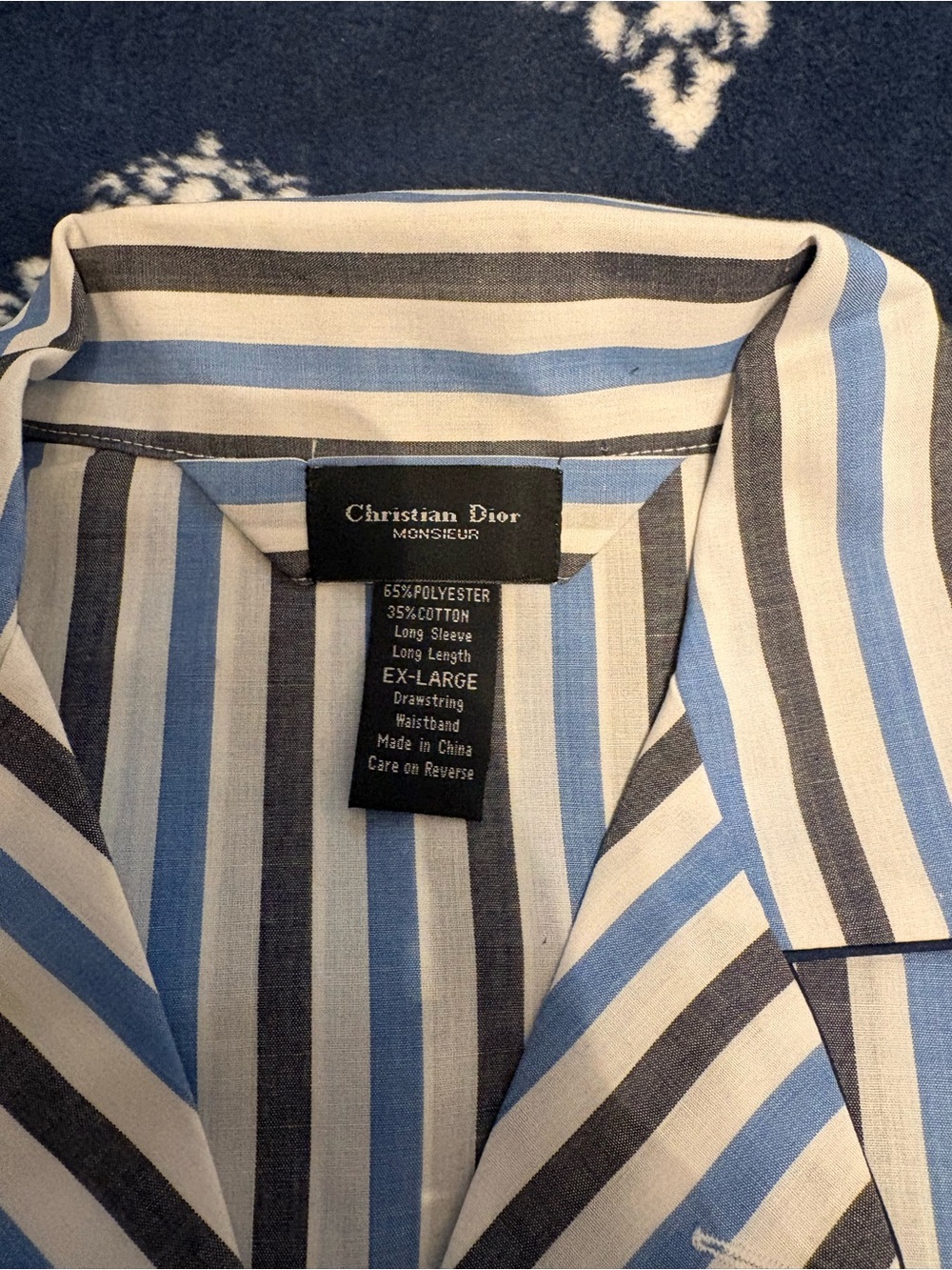 Vintage Christian Dior monsieur pajama set - Picture 6 of 7